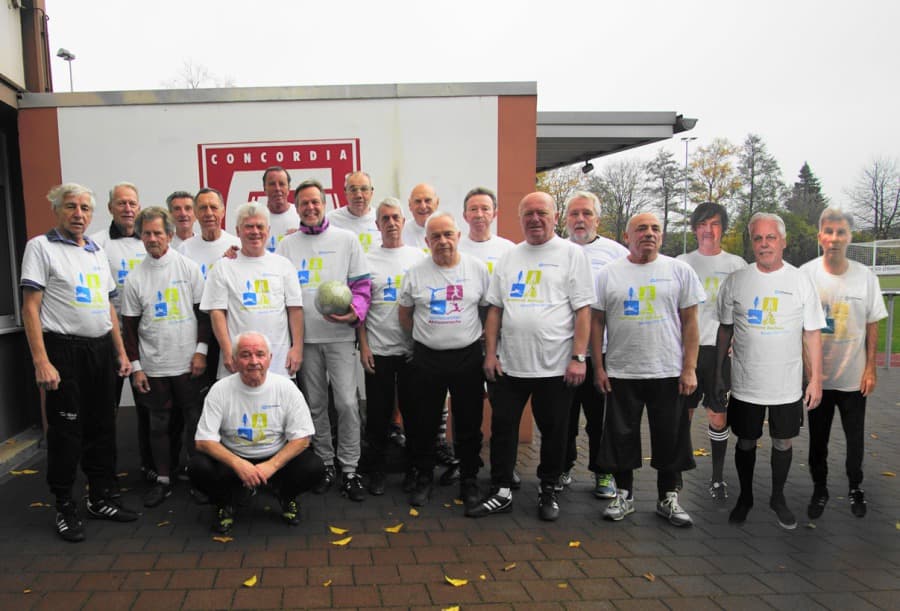 Gruppenfoto der Ü70-Stammtischrunde von Concordia Wiemelhausen