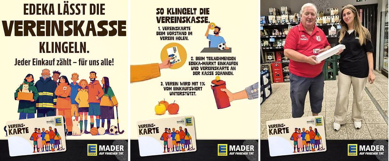 Die EDEKA-Vereinskarte der Concordia Wiemelhausen